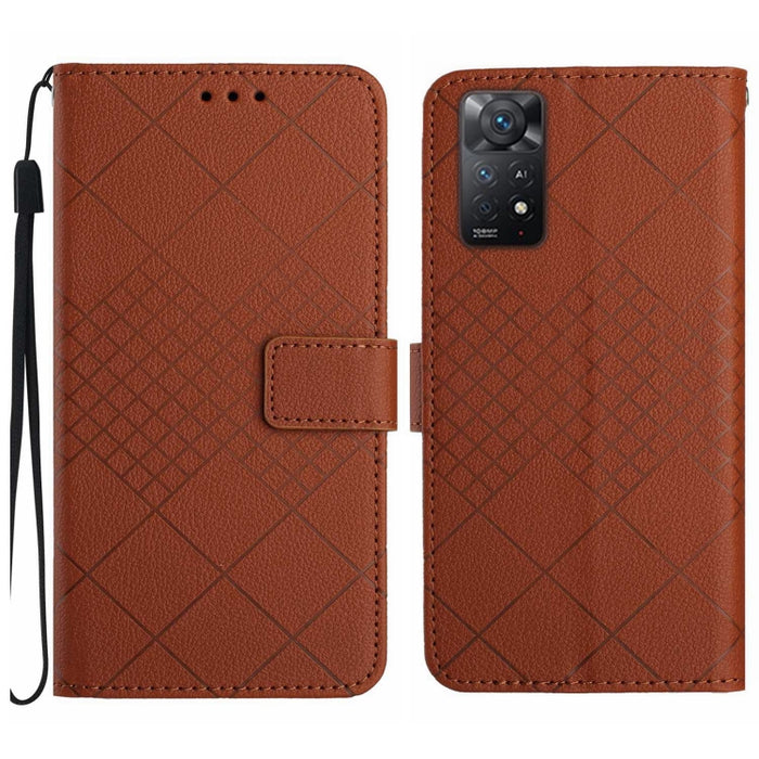 Funda para teléfono de cuero con textura de cuadrícula rómbica, For Xiaomi Redmi 13 4G Global / 5G Global, For Xiaomi Redmi A3, For Xiaomi Redmi Note 13 4G Global, For Xiaomi Redmi 13C 5G, For Xiaomi 14 Ultra, For Xiaomi 14 Pro, For Xiaomi 14          ...
