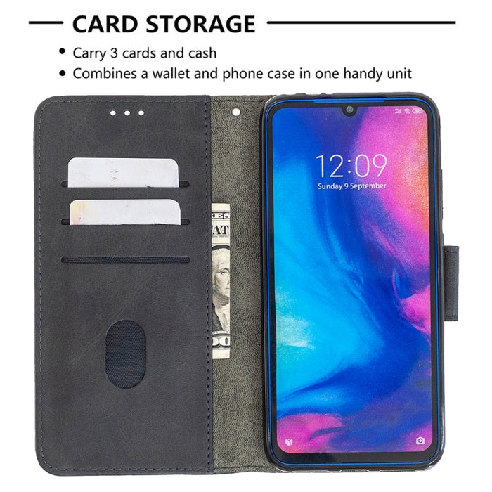 Funda de cuero PU con tapa horizontal y textura de cocodrilo a juego con billetera, soporte y ranuras para tarjetas, For Xiaomi Redmi Note 7, For Xiaomi Redmi Note 9 Pro