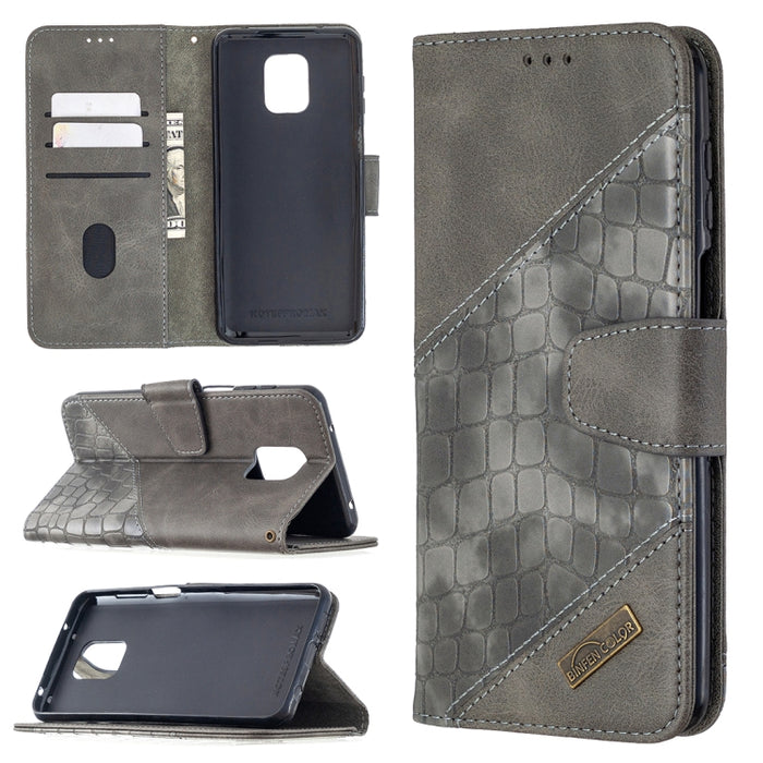 Funda de cuero PU con tapa horizontal y textura de cocodrilo a juego con billetera, soporte y ranuras para tarjetas, For Xiaomi Redmi Note 7, For Xiaomi Redmi Note 9 Pro
