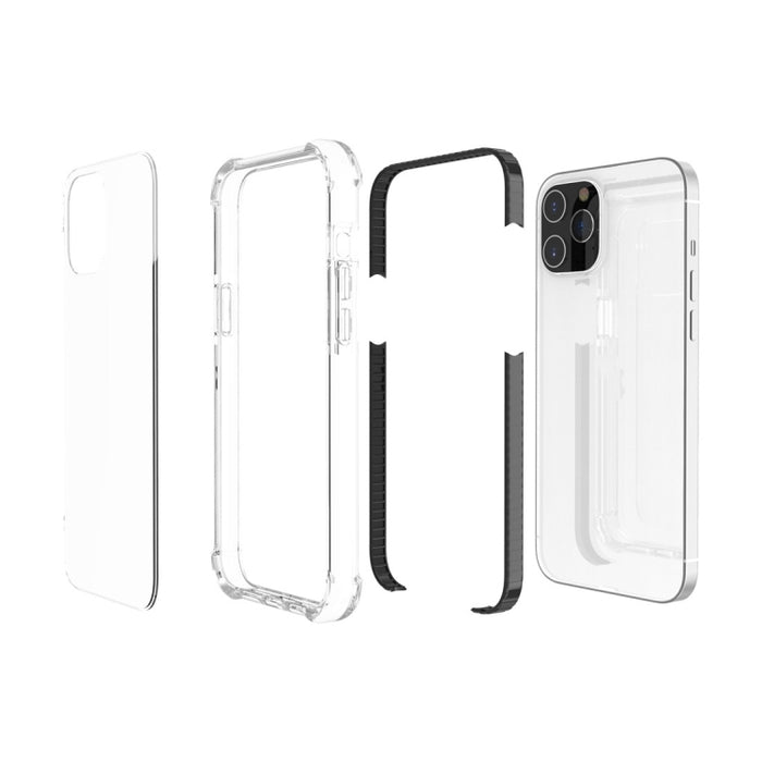 Funda protectora de acrílico + TPU a prueba de golpes en las cuatro esquinas