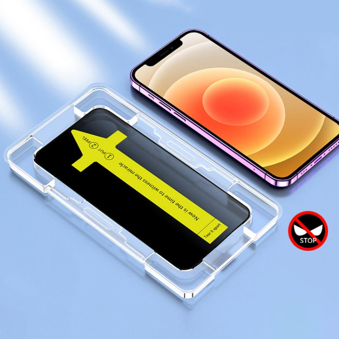 Película de vidrio templado antiestática a prueba de polvo y fijación rápida, antifisgones, For iPhone 17 Pro Max, For iPhone 17 Pro, For iPhone 17, For iPhone Air, For iPhone 16 Pro Max, For iPhone 16 Pro, For iPhone 16 Plus / 15 Plus, For iPhone 16 /...