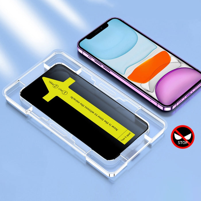 Película de vidrio templado antiestática a prueba de polvo y fijación rápida, antifisgones, For iPhone 17 Pro Max, For iPhone 17 Pro, For iPhone 17, For iPhone Air, For iPhone 16 Pro Max, For iPhone 16 Pro, For iPhone 16 Plus / 15 Plus, For iPhone 16 /...