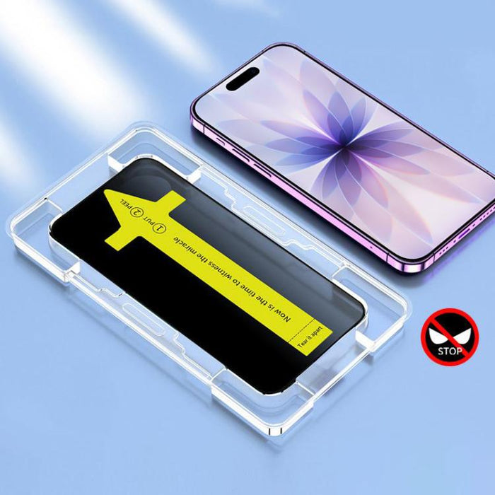 Película de vidrio templado antiestática a prueba de polvo y fijación rápida, antifisgones, For iPhone 17 Pro Max, For iPhone 17 Pro, For iPhone 17, For iPhone Air, For iPhone 16 Pro Max, For iPhone 16 Pro, For iPhone 16 Plus / 15 Plus, For iPhone 16 /...