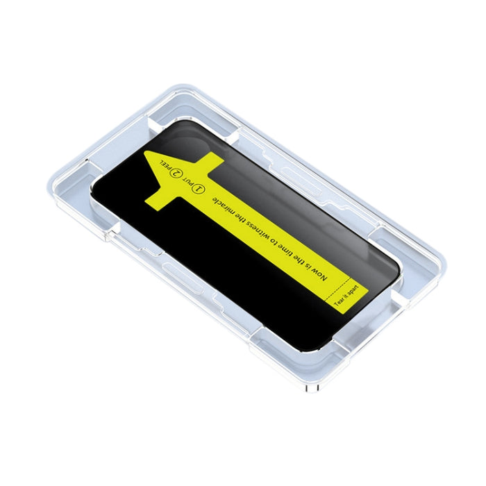 Película de vidrio templado antiestática a prueba de polvo y fijación rápida, antifisgones, For iPhone 17 Pro Max, For iPhone 17 Pro, For iPhone 17, For iPhone Air, For iPhone 16 Pro Max, For iPhone 16 Pro, For iPhone 16 Plus / 15 Plus, For iPhone 16 /...