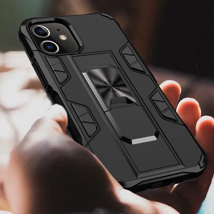 Funda protectora magnética Armor a prueba de golpes TPU + PC con soporte invisible
