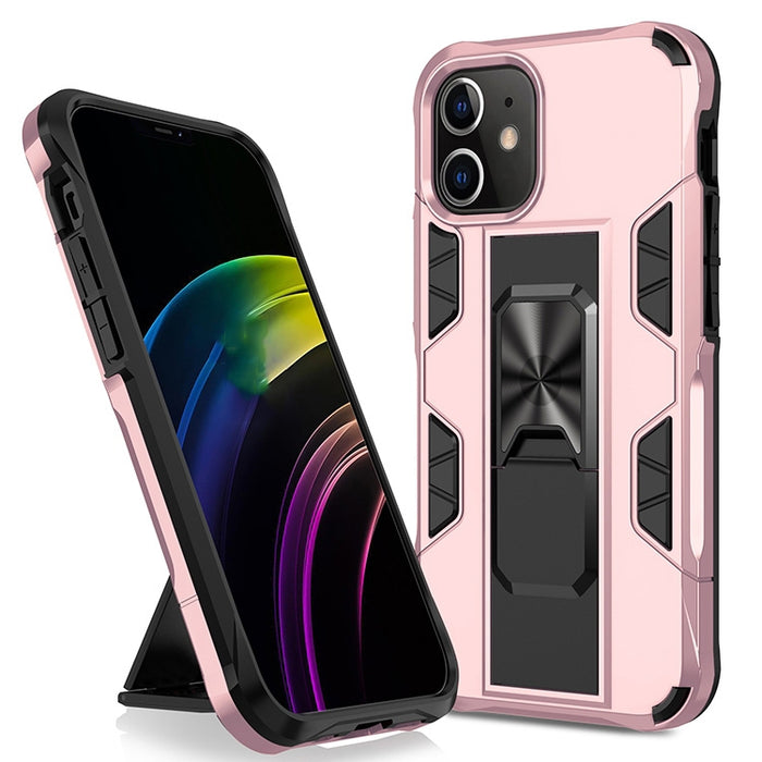 Funda protectora magnética Armor a prueba de golpes TPU + PC con soporte invisible