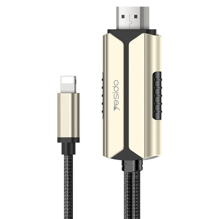 Yesido HM13 Cable adaptador HDTV de 2m y 8 pines a HDMI 1080P, HM13