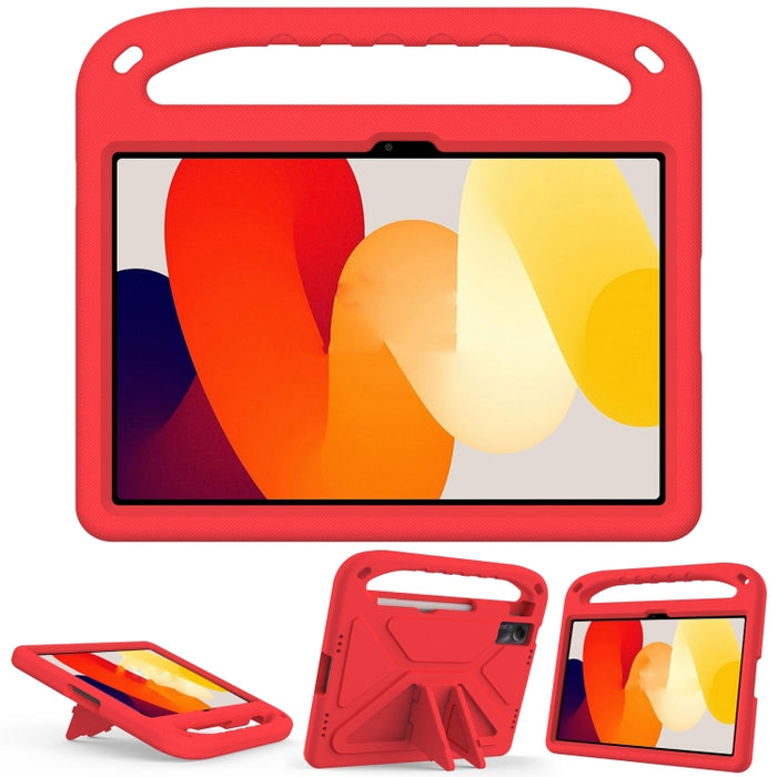 Maneje la caja de la tableta a prueba de golpes de EVA con el sostenedor, For Xiaomi Redmi Pad 2, For Xiaomi Pad 7 / 7 Pro, For Xiaomi Redmi Pad SE 8.7, For Xiaomi Redmi Pad Pro 12.1, For Xiaomi Redmi Pad SE 11.0