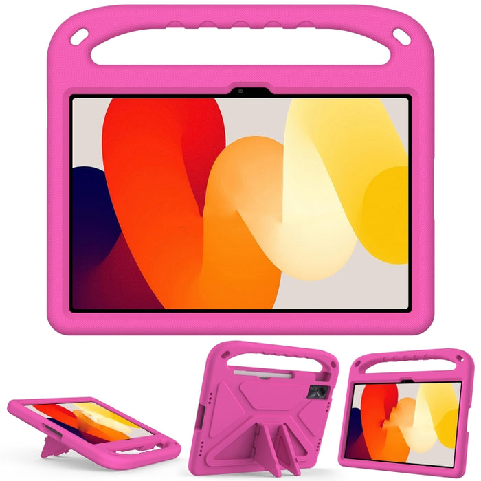 Maneje la caja de la tableta a prueba de golpes de EVA con el sostenedor, For Xiaomi Redmi Pad 2, For Xiaomi Pad 7 / 7 Pro, For Xiaomi Redmi Pad SE 8.7, For Xiaomi Redmi Pad Pro 12.1, For Xiaomi Redmi Pad SE 11.0