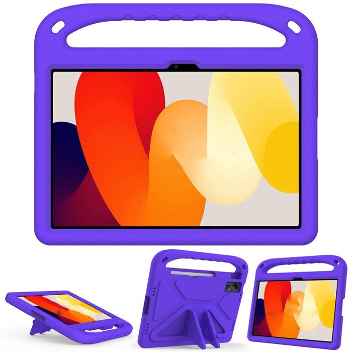 Maneje la caja de la tableta a prueba de golpes de EVA con el sostenedor, For Xiaomi Redmi Pad 2, For Xiaomi Pad 7 / 7 Pro, For Xiaomi Redmi Pad SE 8.7, For Xiaomi Redmi Pad Pro 12.1, For Xiaomi Redmi Pad SE 11.0
