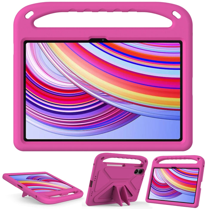 Maneje la caja de la tableta a prueba de golpes de EVA con el sostenedor, For Xiaomi Redmi Pad 2, For Xiaomi Pad 7 / 7 Pro, For Xiaomi Redmi Pad SE 8.7, For Xiaomi Redmi Pad Pro 12.1, For Xiaomi Redmi Pad SE 11.0