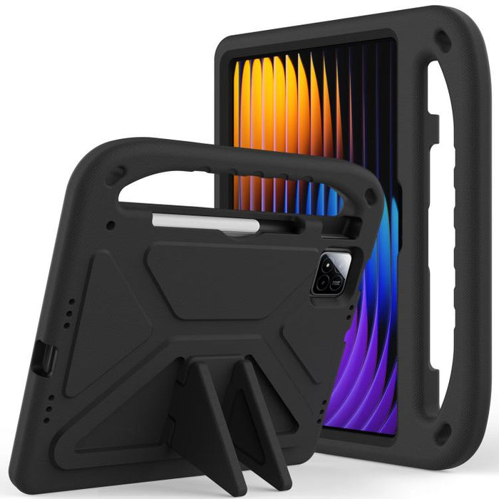Maneje la caja de la tableta a prueba de golpes de EVA con el sostenedor, For Xiaomi Redmi Pad 2, For Xiaomi Pad 7 / 7 Pro, For Xiaomi Redmi Pad SE 8.7, For Xiaomi Redmi Pad Pro 12.1, For Xiaomi Redmi Pad SE 11.0