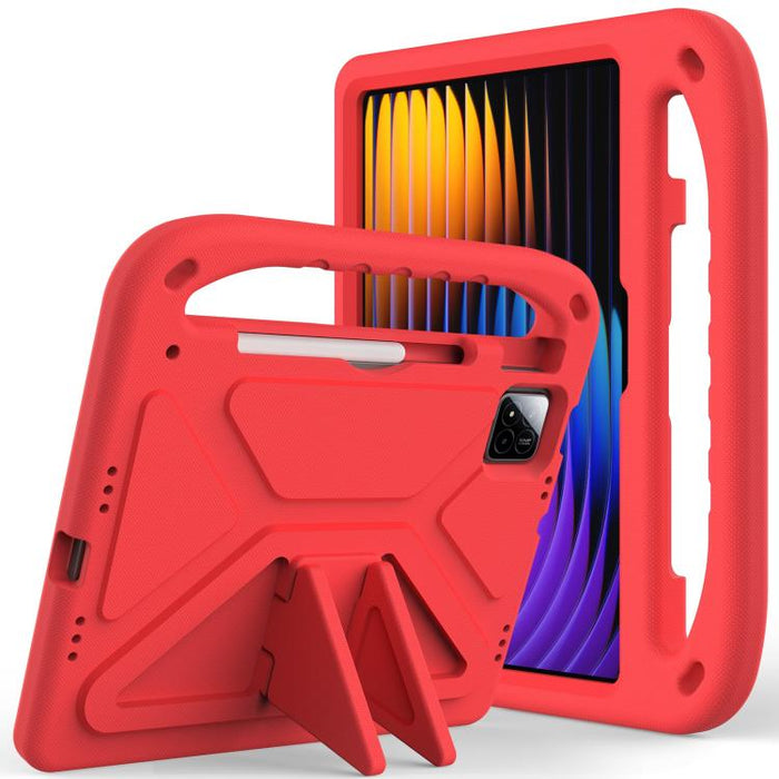 Maneje la caja de la tableta a prueba de golpes de EVA con el sostenedor, For Xiaomi Redmi Pad 2, For Xiaomi Pad 7 / 7 Pro, For Xiaomi Redmi Pad SE 8.7, For Xiaomi Redmi Pad Pro 12.1, For Xiaomi Redmi Pad SE 11.0