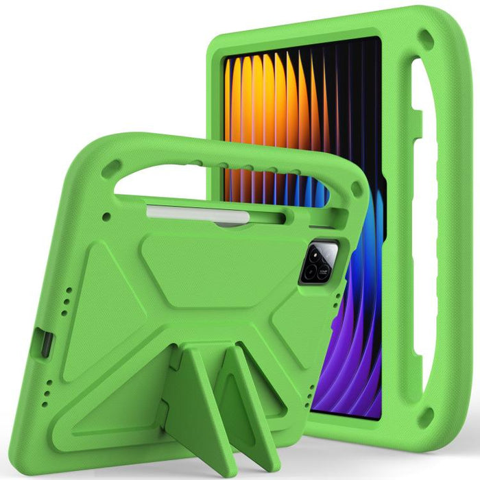 Maneje la caja de la tableta a prueba de golpes de EVA con el sostenedor, For Xiaomi Redmi Pad 2, For Xiaomi Pad 7 / 7 Pro, For Xiaomi Redmi Pad SE 8.7, For Xiaomi Redmi Pad Pro 12.1, For Xiaomi Redmi Pad SE 11.0