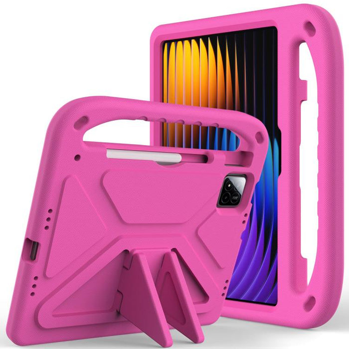 Maneje la caja de la tableta a prueba de golpes de EVA con el sostenedor, For Xiaomi Redmi Pad 2, For Xiaomi Pad 7 / 7 Pro, For Xiaomi Redmi Pad SE 8.7, For Xiaomi Redmi Pad Pro 12.1, For Xiaomi Redmi Pad SE 11.0