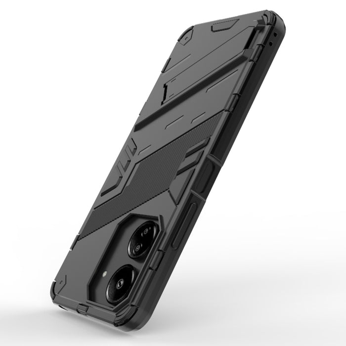 Punk Armor 2 en 1 PC + Funda para teléfono TPU con soporte, For Xiaomi Redmi 13C 5G / 4G Global