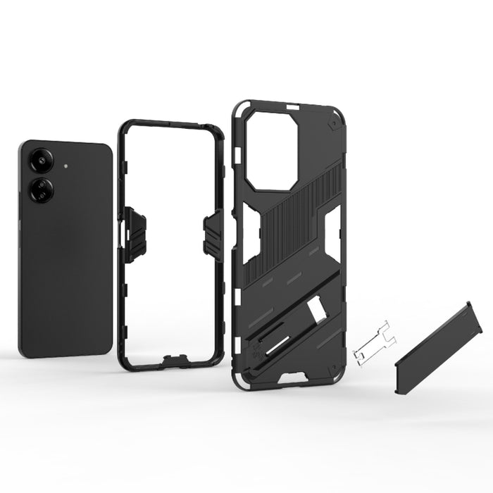 Punk Armor 2 en 1 PC + Funda para teléfono TPU con soporte, For Xiaomi Redmi 13C 5G / 4G Global