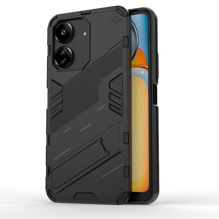 Punk Armor 2 en 1 PC + Funda para teléfono TPU con soporte, For Xiaomi Redmi 13C 5G / 4G Global