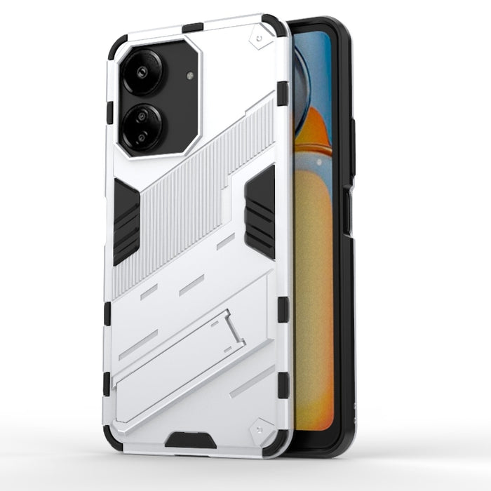 Punk Armor 2 en 1 PC + Funda para teléfono TPU con soporte, For Xiaomi Redmi 13C 5G / 4G Global