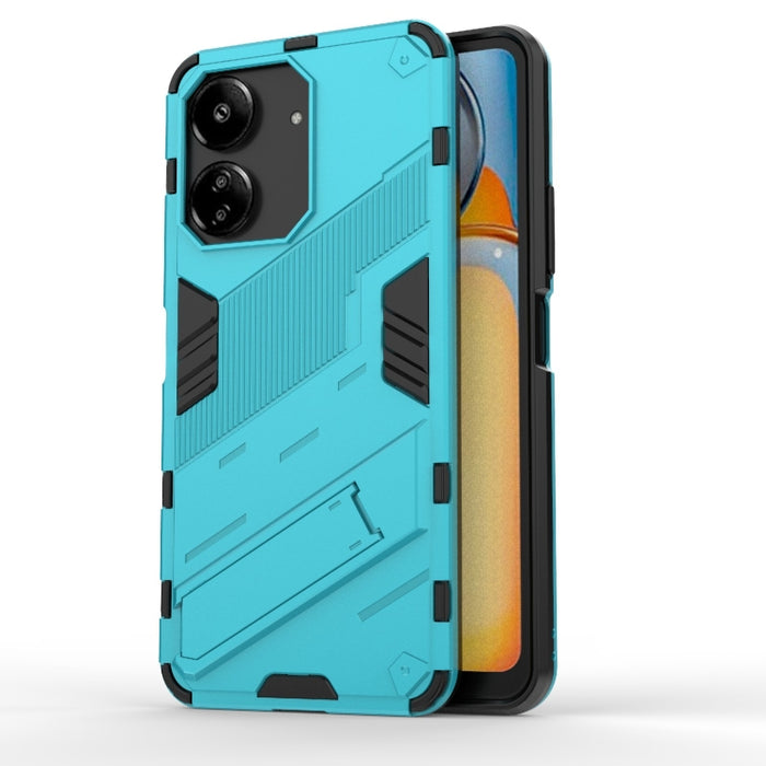 Punk Armor 2 en 1 PC + Funda para teléfono TPU con soporte, For Xiaomi Redmi 13C 5G / 4G Global