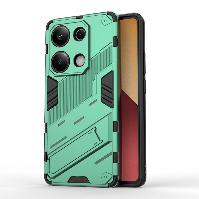 Punk Armor 2 en 1 PC + Funda para teléfono TPU con soporte, For Xiaomi Redmi Turbo 3 5G, For Xiaomi Redmi A3 4G Global, For Xiaomi Redmi Note 13 Pro 4G Global, For Xiaomi Redmi K70E 5G, For Xiaomi Redmi Note 13R Pro 5G, For Xiaomi 14 Ultra 5G          ...