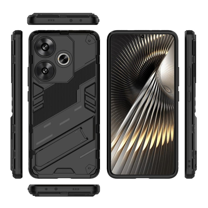 Punk Armor 2 en 1 PC + Funda para teléfono TPU con soporte, For Xiaomi Redmi Turbo 3 5G, For Xiaomi Redmi A3 4G Global, For Xiaomi Redmi Note 13 Pro 4G Global, For Xiaomi Redmi K70E 5G, For Xiaomi Redmi Note 13R Pro 5G, For Xiaomi 14 Ultra 5G          ...