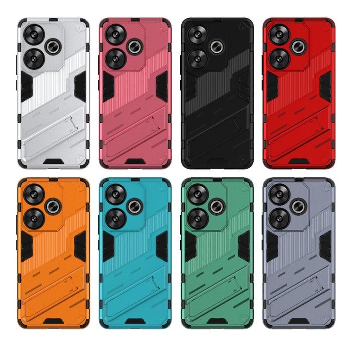 Punk Armor 2 en 1 PC + Funda para teléfono TPU con soporte, For Xiaomi Redmi Turbo 3 5G, For Xiaomi Redmi A3 4G Global, For Xiaomi Redmi Note 13 Pro 4G Global, For Xiaomi Redmi K70E 5G, For Xiaomi Redmi Note 13R Pro 5G, For Xiaomi 14 Ultra 5G          ...