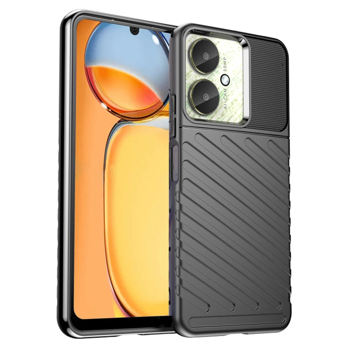 Caja del teléfono de TPU suave a prueba de golpes Thunderbolt, For Xiaomi Redmi Note 13 Pro 4G, For Xiaomi Redmi Note 13 4G, For Xiaomi Poco C65, For Xiaomi 14 Pro, For Xiaomi 14, For Xiaomi Redmi Note 13 5G, For Xiaomi Redmi 13C                       ...