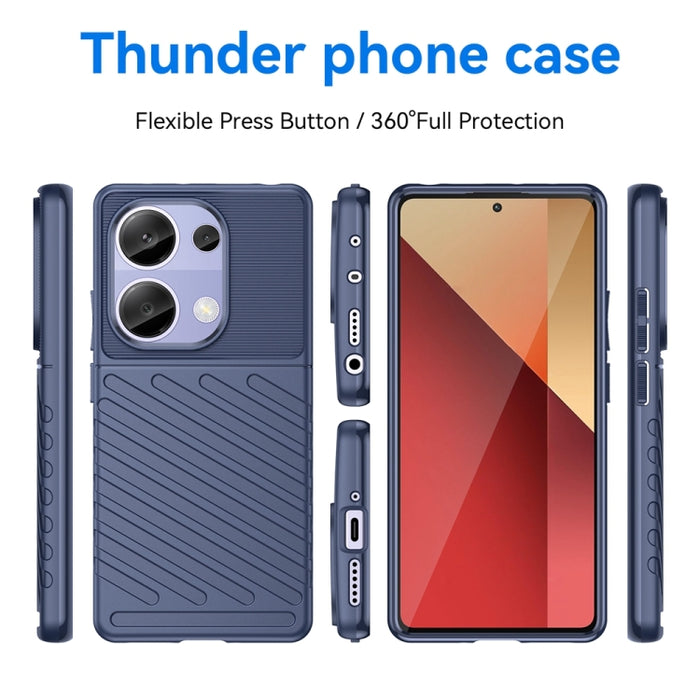Caja del teléfono de TPU suave a prueba de golpes Thunderbolt, For Xiaomi Redmi Note 13 Pro 4G, For Xiaomi Redmi Note 13 4G, For Xiaomi Poco C65, For Xiaomi 14 Pro, For Xiaomi 14, For Xiaomi Redmi Note 13 5G, For Xiaomi Redmi 13C                       ...
