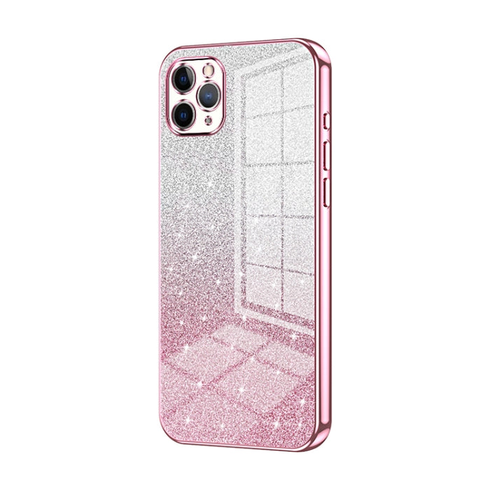Caja de teléfono galvanizada con polvo de brillo degradado, For iPhone 11 Pro Max, For iPhone 11, For iPhone 11 Pro, For iPhone X / XS, For iPhone XR, For iPhone XS Max, For iPhone 8 Plus / 7 Plus