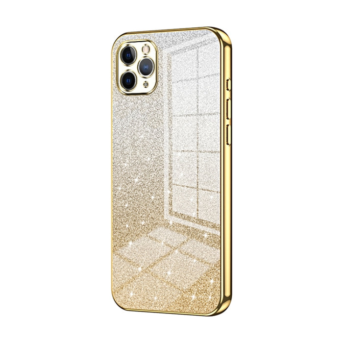 Caja de teléfono galvanizada con polvo de brillo degradado, For iPhone 11 Pro Max, For iPhone 11, For iPhone 11 Pro, For iPhone X / XS, For iPhone XR, For iPhone XS Max, For iPhone 8 Plus / 7 Plus