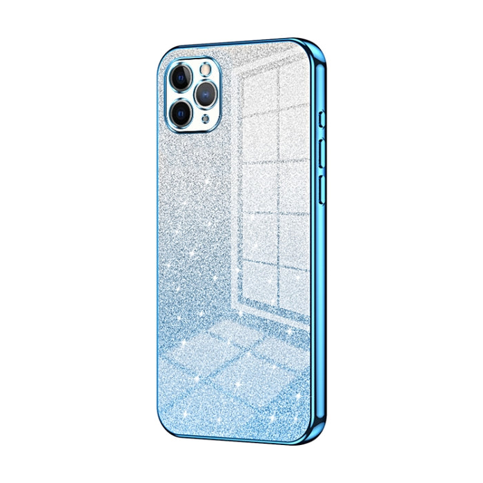 Caja de teléfono galvanizada con polvo de brillo degradado, For iPhone 11 Pro Max, For iPhone 11, For iPhone 11 Pro, For iPhone X / XS, For iPhone XR, For iPhone XS Max, For iPhone 8 Plus / 7 Plus