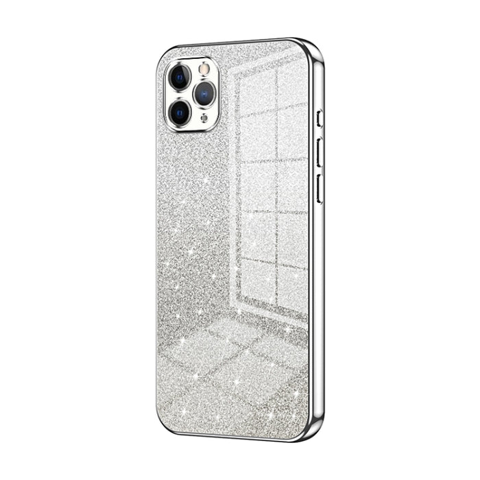 Caja de teléfono galvanizada con polvo de brillo degradado, For iPhone 11 Pro Max, For iPhone 11, For iPhone 11 Pro, For iPhone X / XS, For iPhone XR, For iPhone XS Max, For iPhone 8 Plus / 7 Plus
