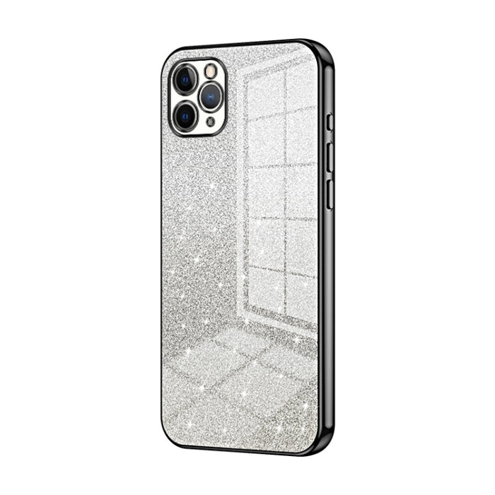Caja de teléfono galvanizada con polvo de brillo degradado, For iPhone 11 Pro Max, For iPhone 11, For iPhone 11 Pro, For iPhone X / XS, For iPhone XR, For iPhone XS Max, For iPhone 8 Plus / 7 Plus