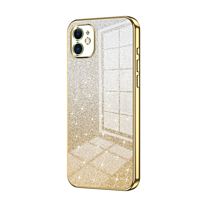 Caja de teléfono galvanizada con polvo de brillo degradado, For iPhone 11 Pro Max, For iPhone 11, For iPhone 11 Pro, For iPhone X / XS, For iPhone XR, For iPhone XS Max, For iPhone 8 Plus / 7 Plus