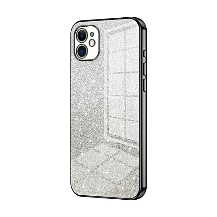 Caja de teléfono galvanizada con polvo de brillo degradado, For iPhone 11 Pro Max, For iPhone 11, For iPhone 11 Pro, For iPhone X / XS, For iPhone XR, For iPhone XS Max, For iPhone 8 Plus / 7 Plus