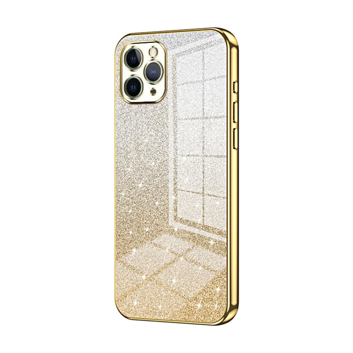 Caja de teléfono galvanizada con polvo de brillo degradado, For iPhone 11 Pro Max, For iPhone 11, For iPhone 11 Pro, For iPhone X / XS, For iPhone XR, For iPhone XS Max, For iPhone 8 Plus / 7 Plus