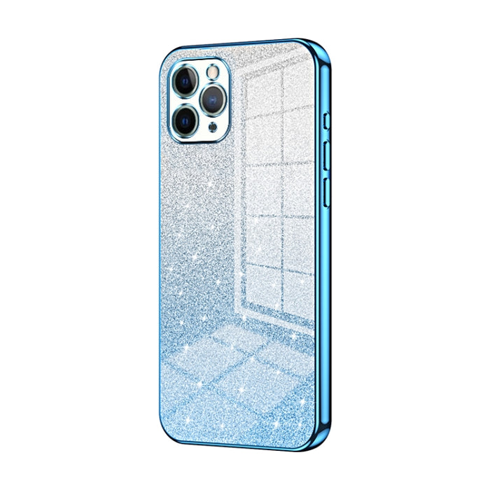 Caja de teléfono galvanizada con polvo de brillo degradado, For iPhone 11 Pro Max, For iPhone 11, For iPhone 11 Pro, For iPhone X / XS, For iPhone XR, For iPhone XS Max, For iPhone 8 Plus / 7 Plus