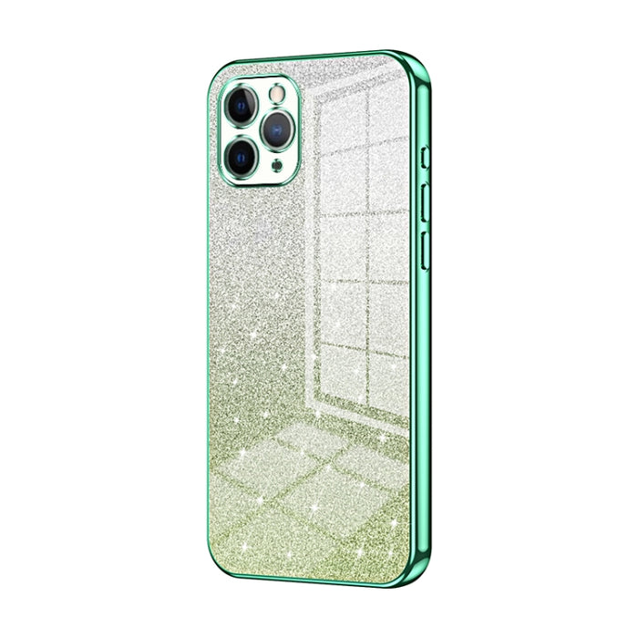 Caja de teléfono galvanizada con polvo de brillo degradado, For iPhone 11 Pro Max, For iPhone 11, For iPhone 11 Pro, For iPhone X / XS, For iPhone XR, For iPhone XS Max, For iPhone 8 Plus / 7 Plus