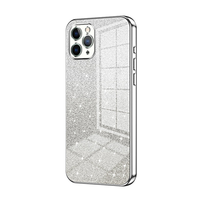 Caja de teléfono galvanizada con polvo de brillo degradado, For iPhone 11 Pro Max, For iPhone 11, For iPhone 11 Pro, For iPhone X / XS, For iPhone XR, For iPhone XS Max, For iPhone 8 Plus / 7 Plus