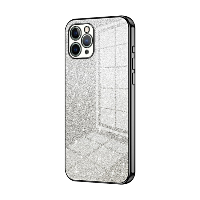 Caja de teléfono galvanizada con polvo de brillo degradado, For iPhone 11 Pro Max, For iPhone 11, For iPhone 11 Pro, For iPhone X / XS, For iPhone XR, For iPhone XS Max, For iPhone 8 Plus / 7 Plus