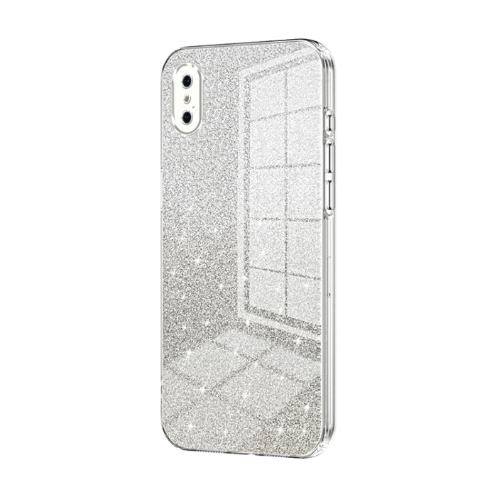 Caja de teléfono galvanizada con polvo de brillo degradado, For iPhone 11 Pro Max, For iPhone 11, For iPhone 11 Pro, For iPhone X / XS, For iPhone XR, For iPhone XS Max, For iPhone 8 Plus / 7 Plus