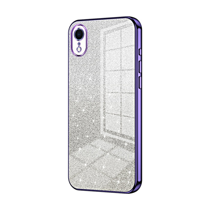 Caja de teléfono galvanizada con polvo de brillo degradado, For iPhone 11 Pro Max, For iPhone 11, For iPhone 11 Pro, For iPhone X / XS, For iPhone XR, For iPhone XS Max, For iPhone 8 Plus / 7 Plus