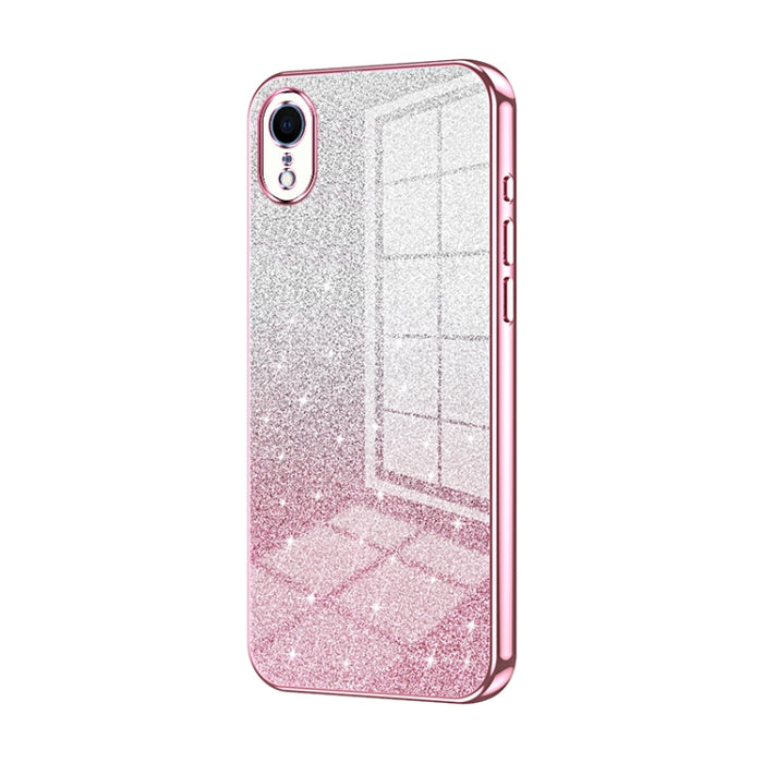 Caja de teléfono galvanizada con polvo de brillo degradado, For iPhone 11 Pro Max, For iPhone 11, For iPhone 11 Pro, For iPhone X / XS, For iPhone XR, For iPhone XS Max, For iPhone 8 Plus / 7 Plus