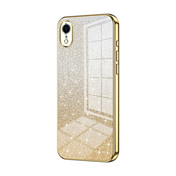 Caja de teléfono galvanizada con polvo de brillo degradado, For iPhone 11 Pro Max, For iPhone 11, For iPhone 11 Pro, For iPhone X / XS, For iPhone XR, For iPhone XS Max, For iPhone 8 Plus / 7 Plus