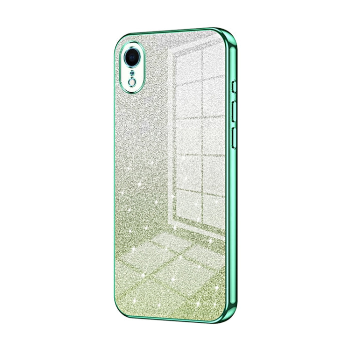 Caja de teléfono galvanizada con polvo de brillo degradado, For iPhone 11 Pro Max, For iPhone 11, For iPhone 11 Pro, For iPhone X / XS, For iPhone XR, For iPhone XS Max, For iPhone 8 Plus / 7 Plus