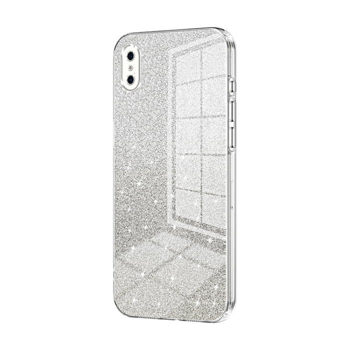 Caja de teléfono galvanizada con polvo de brillo degradado, For iPhone 11 Pro Max, For iPhone 11, For iPhone 11 Pro, For iPhone X / XS, For iPhone XR, For iPhone XS Max, For iPhone 8 Plus / 7 Plus
