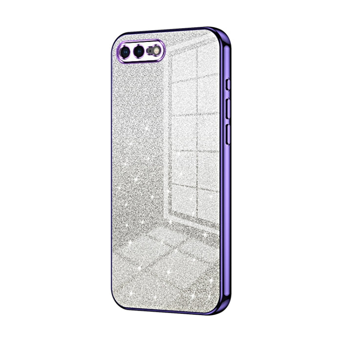 Caja de teléfono galvanizada con polvo de brillo degradado, For iPhone 11 Pro Max, For iPhone 11, For iPhone 11 Pro, For iPhone X / XS, For iPhone XR, For iPhone XS Max, For iPhone 8 Plus / 7 Plus
