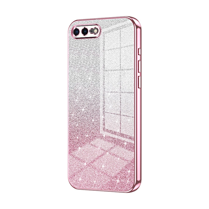 Caja de teléfono galvanizada con polvo de brillo degradado, For iPhone 11 Pro Max, For iPhone 11, For iPhone 11 Pro, For iPhone X / XS, For iPhone XR, For iPhone XS Max, For iPhone 8 Plus / 7 Plus