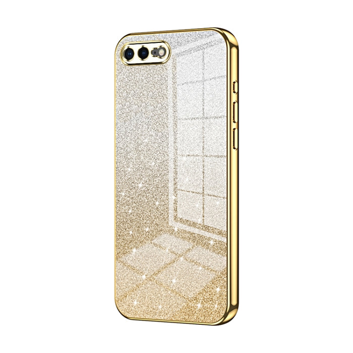 Caja de teléfono galvanizada con polvo de brillo degradado, For iPhone 11 Pro Max, For iPhone 11, For iPhone 11 Pro, For iPhone X / XS, For iPhone XR, For iPhone XS Max, For iPhone 8 Plus / 7 Plus